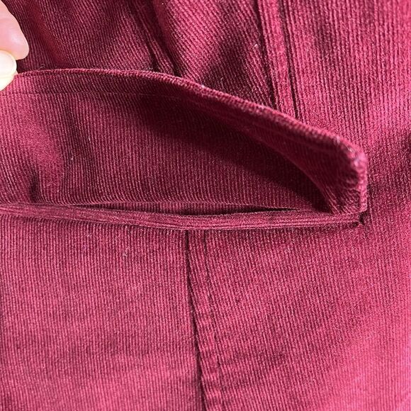 VINTAGE Caslon Stretch Corduroy One Button Wide Lapel Elbow Patch Blazer Jacket - Picture 6 of 8